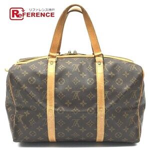 Louis Vuitton Monogram Sac Souple handbag Boston bag canvas brown